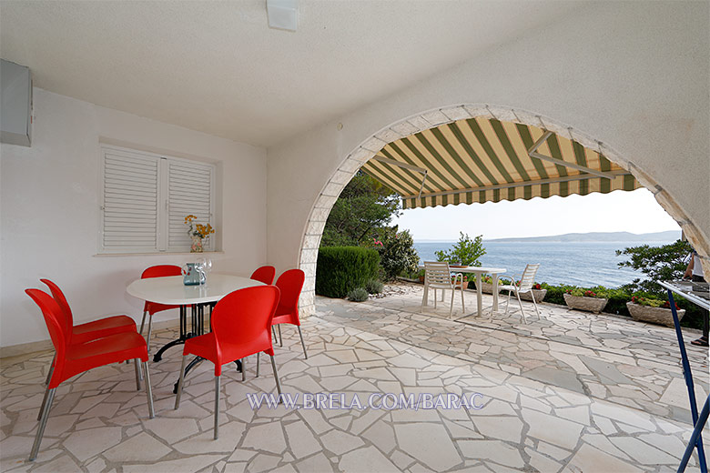 apartments Bara�, Brela - veranda