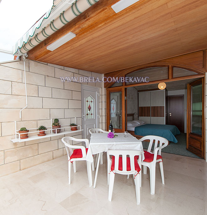 Villa Libertas, Brela - terrace