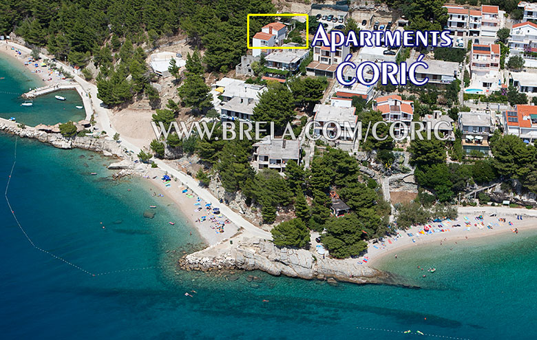 Apartments �ori�, Brela &Scaron;�it