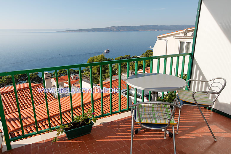 apartments Medi�, Brela - balcony