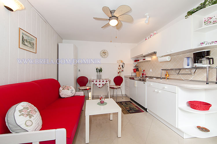 Apartments Dominik, Marianne Novak, Brela - living room