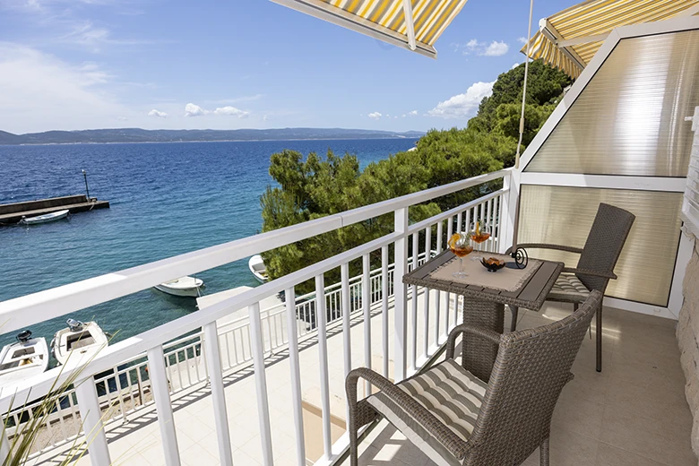 Apartments StoMarica, Brela - balcony with seaview