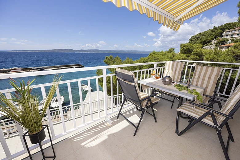 Apartments StoMarica, Brela - balcony with sea view