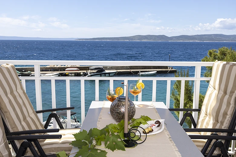 Apartments StoMarica, Brela - balcony with sea view