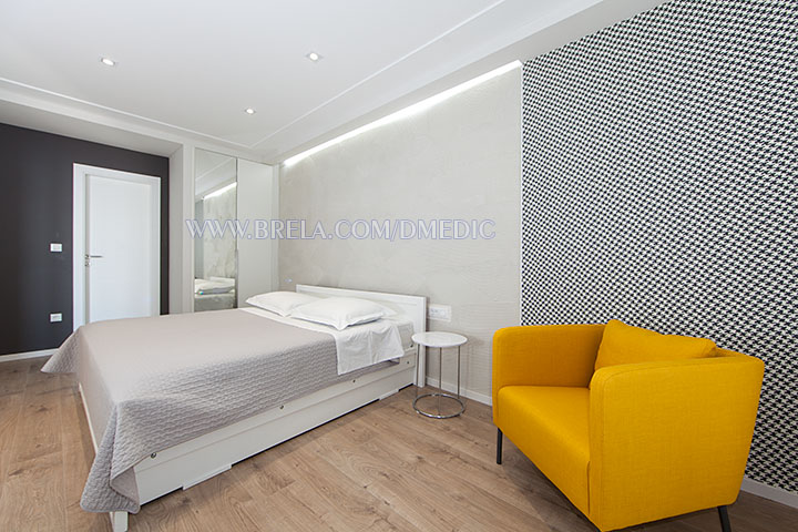 Apartments Juri�, Brela Soline - recent high quality decorated bedroom