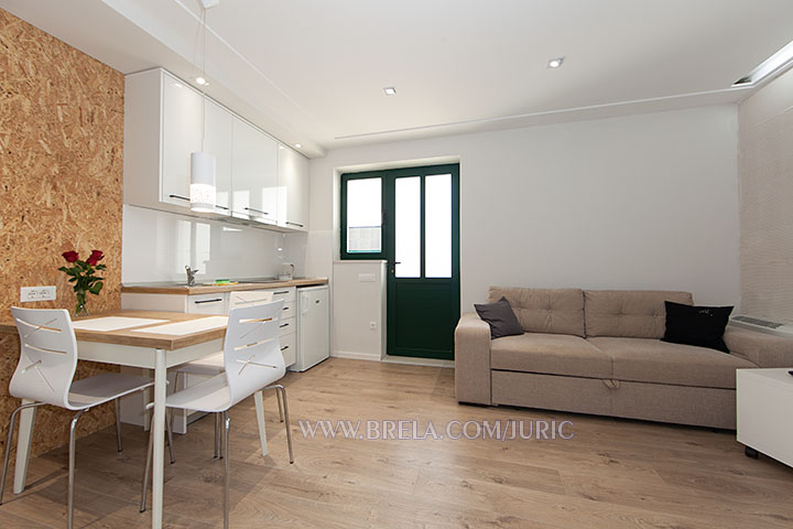 Apartments Juri�, Brela Soline - interior wide panorama