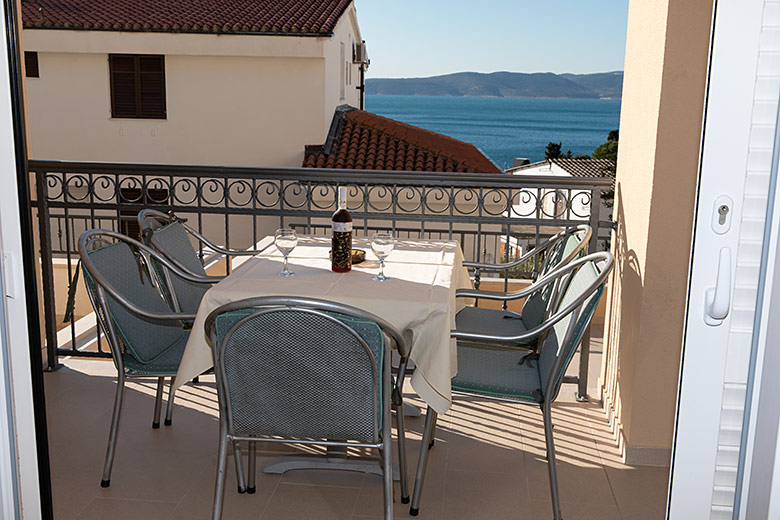 Apartments Kate, Brela - balcony with seaview