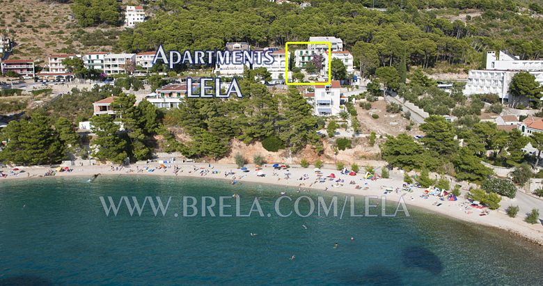 position of house Filipovi� in Brela