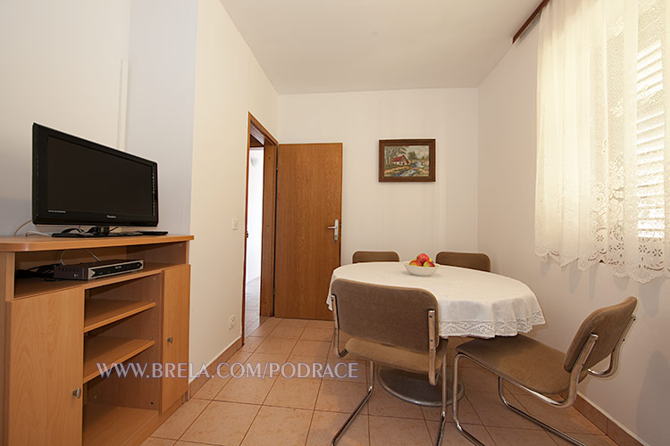 apartments Podra�e, Brela - Neven & Dubravko &Scaron;o&scaron;i�, dining room