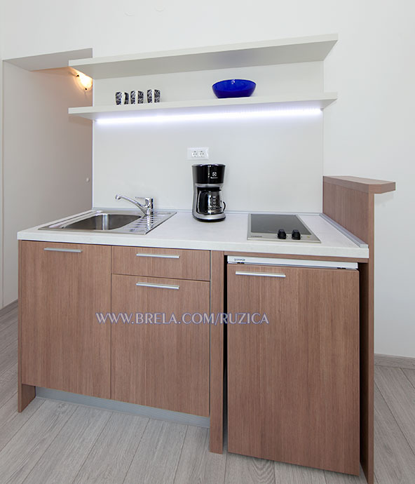 apartments Ru�ica �ami�, Brela - mini kitchen