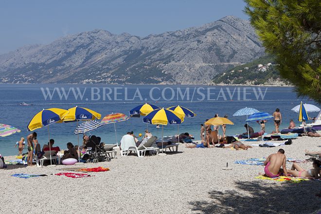 Beach Punta Rata in Brela