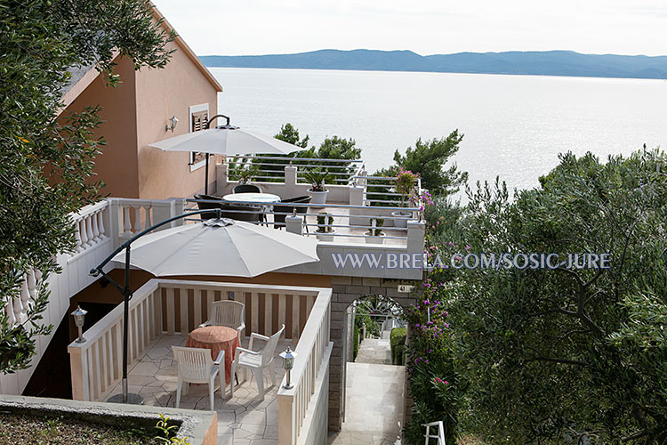 apartments &Scaron;o&scaron;ić, Brela - sea view