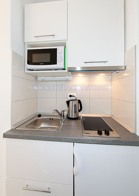 Brela Podra�e, apartments Mirjana - kitchen, small but functional