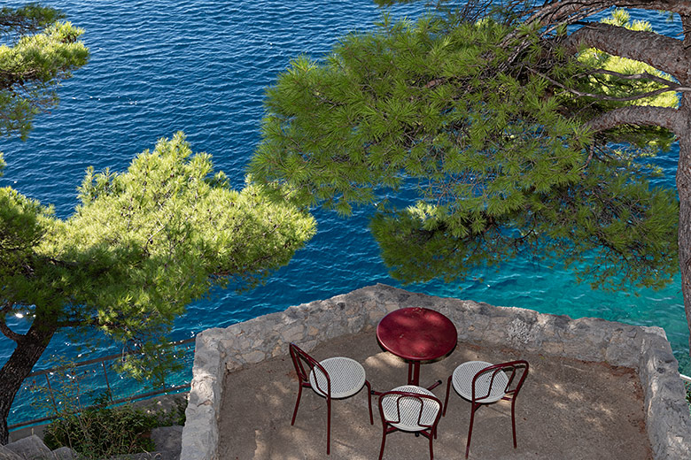 Apartments Villa Sunset, Brela - garden, sea view