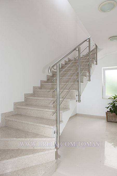 natural stone interior stairs