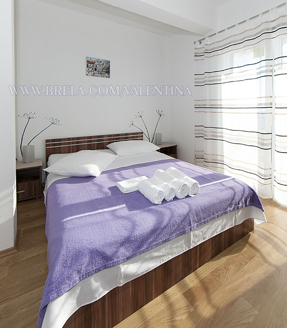 apartments Valentina, Brela &Scaron;�it - first bedroom