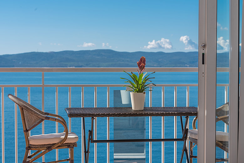 apartments Vanja, Brela - balcony with seaview